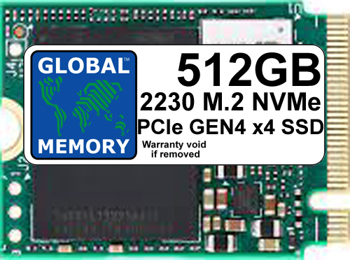 512GB M.2 2230 PCIe Gen4 x4 NVMe SSD FOR LAPTOPS / DESKTOP PCs / SERVERS / WORKSTATIONS - Click Image to Close